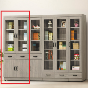 C373-1薰衣草中抽2.6尺書櫥