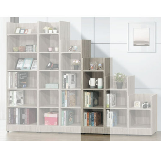 C374-7雷克斯開放式書櫥三格