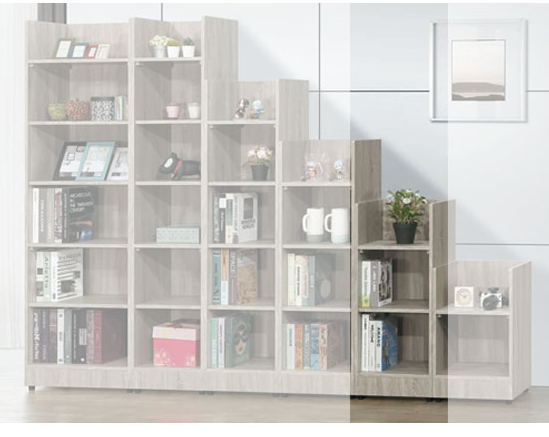 C374-8雷克斯開放式書櫃二格