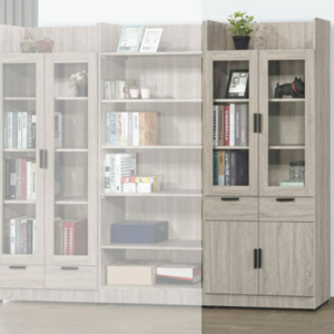 C374-3雷克斯中抽書櫃