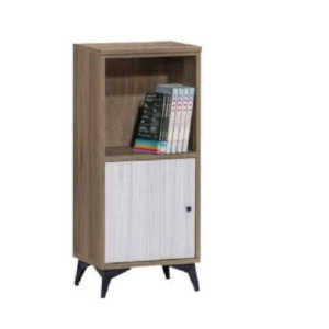 C376-2路易士1.3尺灰橡色書櫃