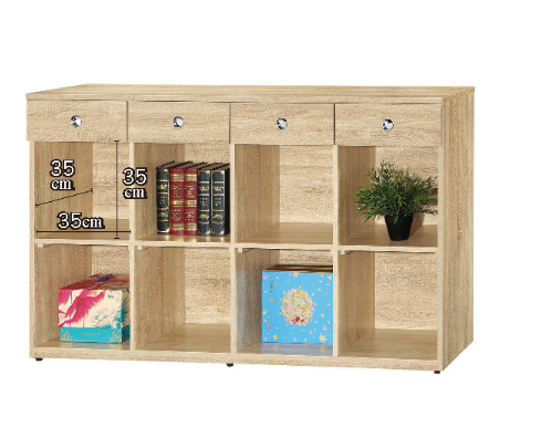 C378-10 安寶耐磨橡木置物櫃