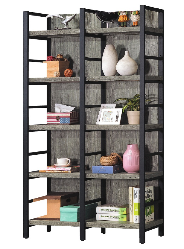 C380-6莫克灰橡木3.7尺屏風架