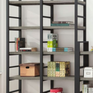 C379-1 571 灰橡工業風4尺高書架