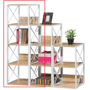 C381-4 9808 4格鐵書架 組裝好