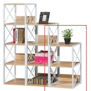 C381-6 9808 2格鐵書架 組裝好