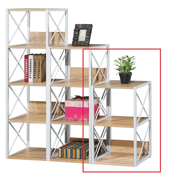 C381-6 9808 2格鐵書架 組裝好