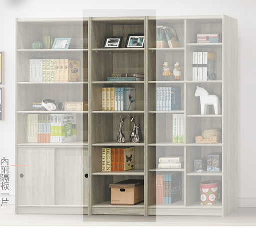 C382-14淺灰2*6尺書架 組裝費150