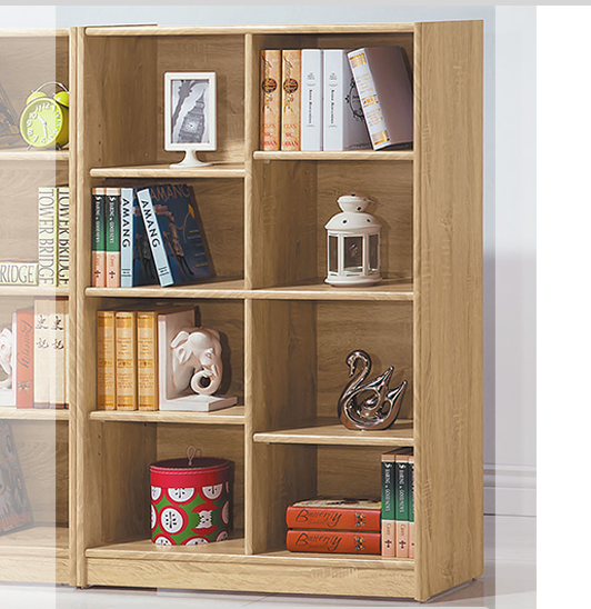 C382-17原切橡木2.7*4尺書架  組裝費150