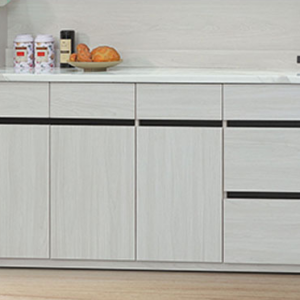 C391-4威尼斯5.3尺碗碟櫃 下座 仿石紋