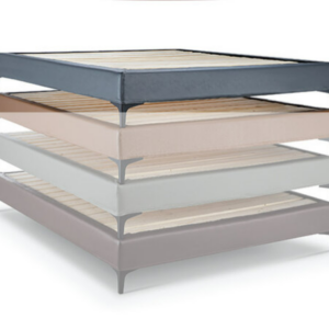 D191-21 艾美皮面6尺床底 深灰色皮