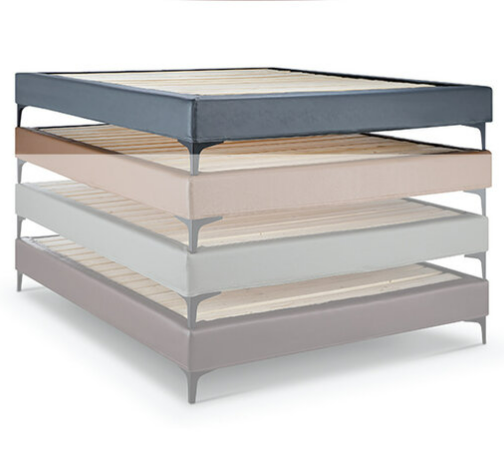 D191-21 艾美皮面6尺床底 深灰色皮