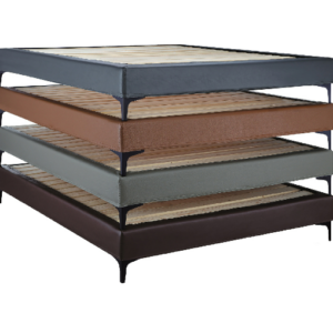 D191-23  艾美皮面6尺床底 灰色皮