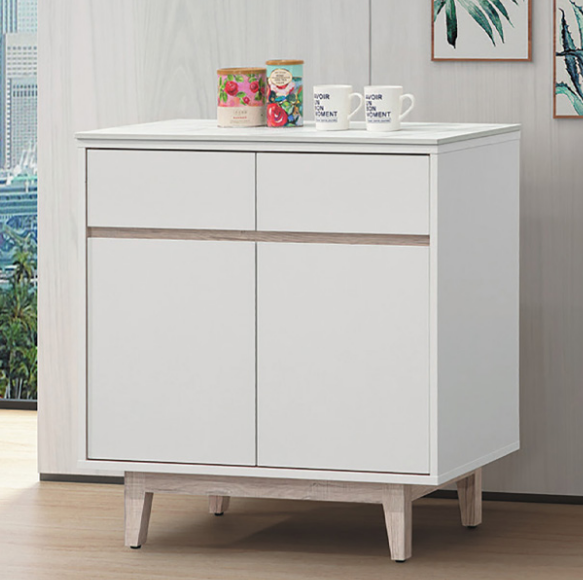 C393-10紀梵希2.7尺餐櫃下座  含岩板