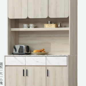 C394-3梵思4尺餐櫃 上座+C394-4梵思4尺餐櫃 下座