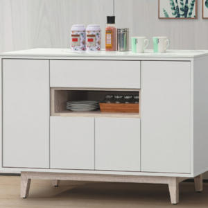 C393-11紀梵希4尺餐櫃下座 含岩板