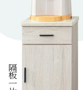 C395-9洛瑪白橡木1.5尺碗碟櫃  仿石紋