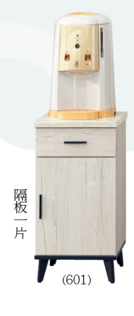 C395-9洛瑪白橡木1.5尺碗碟櫃  仿石紋