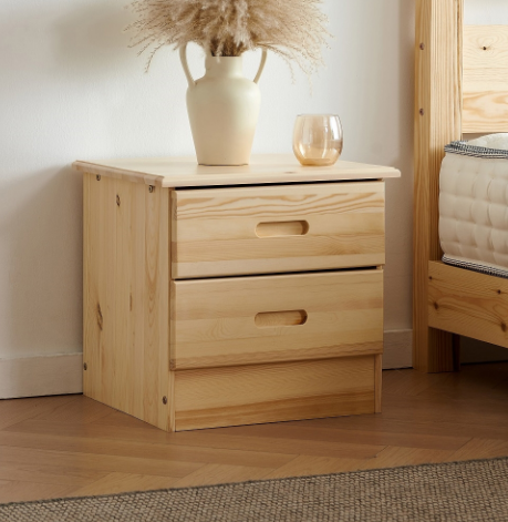D195-2 安妮松木實木床頭櫃