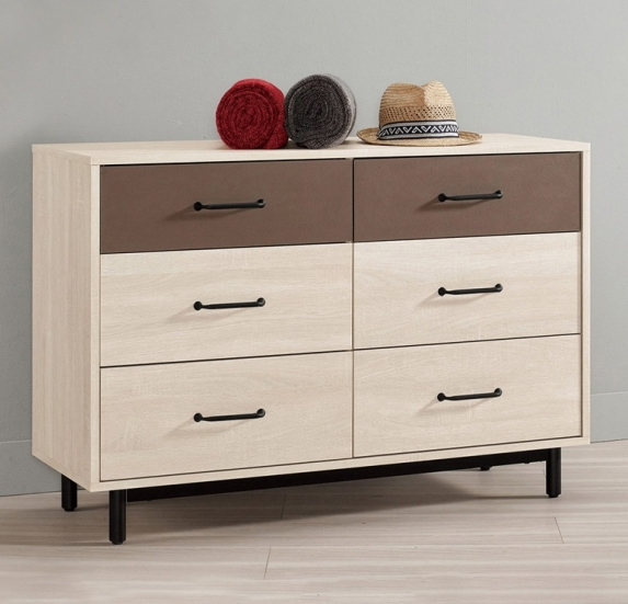 A1135-5 戴維斯3.6尺六斗櫃