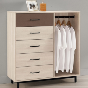 A1136-1 戴維斯3.6尺五斗吊式衣櫥