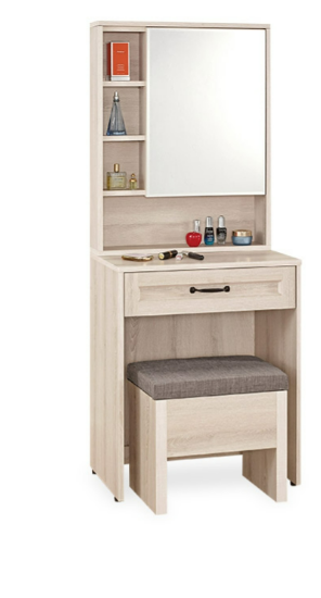 A1145-2 雪莉2尺化妝台 全組 含椅 附活動隔板2片