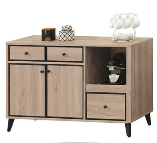 C402-4艾維4尺餐櫃 木面