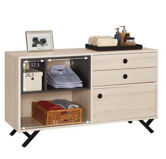 A1149-8  優娜4尺多功能置物櫃 附活動隔板1片