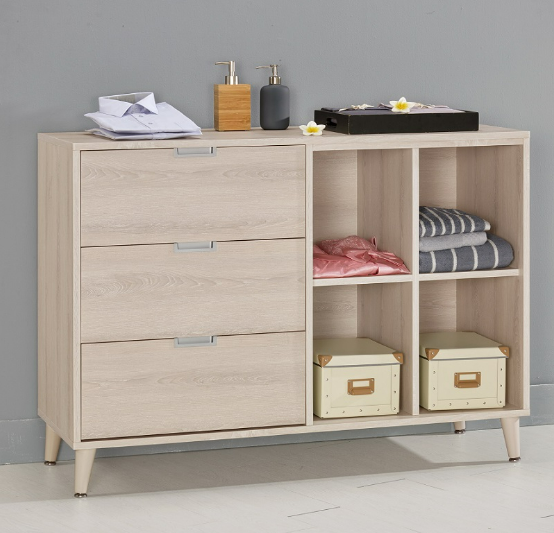 A1153-11 愛莎4尺多功能置物櫃 附活動隔板2片