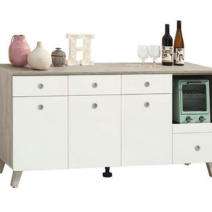 C412-4溫蒂5.3尺餐櫃 木面