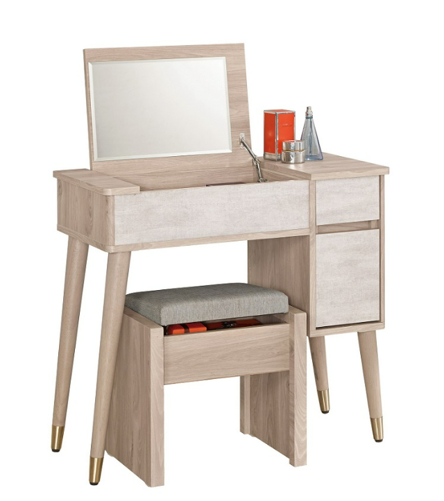 A1229-3維納斯2.7尺掀鏡化妝台 含椅