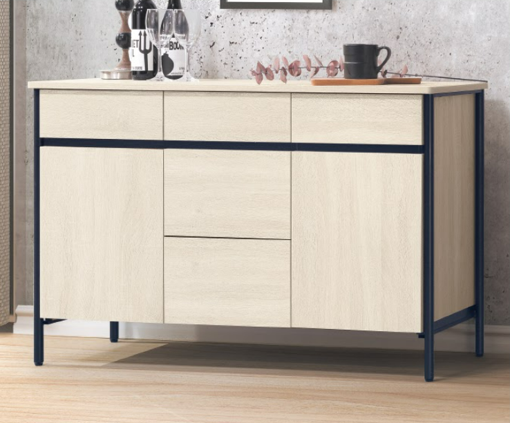 C415-6韋克4尺餐櫃 木面