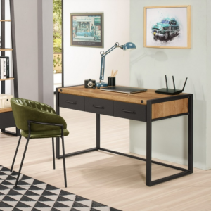 B458-4 布朗克斯4尺三抽書桌