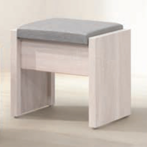 D234-3 鋼刷白化粧椅