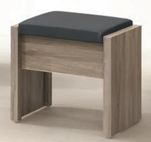 D234-4 古橡色化粧椅