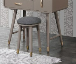 D233-12 HC-ZT406香檳色化粧椅