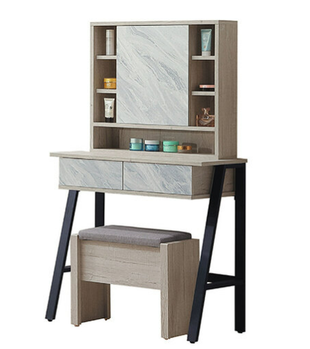 D235-1 艾曼妮鏡台 不含椅