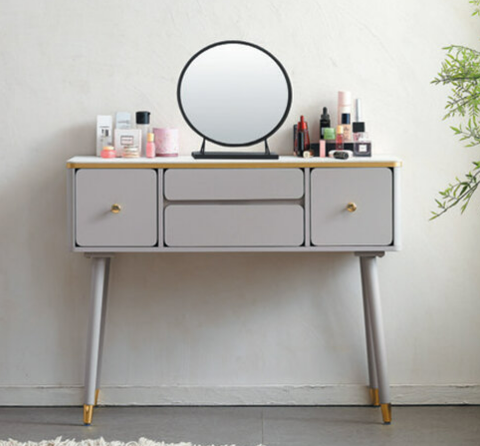 D233-16 灰熊100公分香檳色鏡台