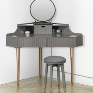 D233-19 JP-ZT3316-QH淺灰色鏡台 不含椅