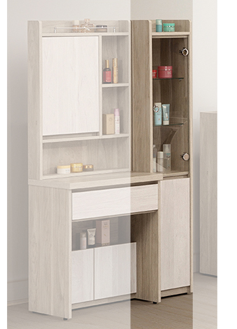 D240-2 瑪德琳1尺鏡台側櫃