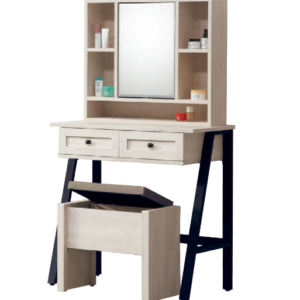 D245-1 艾瑪莎北歐風2.5尺鏡台 不含椅