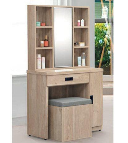 D246-1 美利亞2.7尺鏡台 含椅