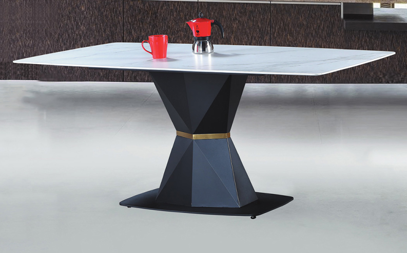 C445-1 8615 雪山岩5尺餐桌