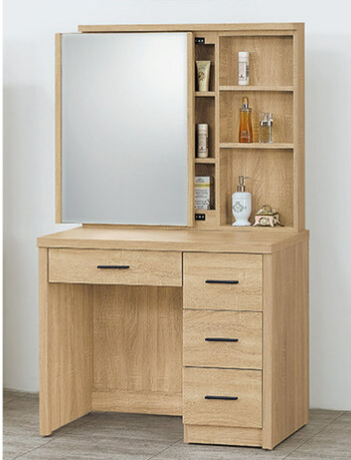 D247-2 原切3尺鏡台 不含椅