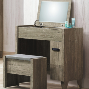 D246-4 布拉斯2.6尺鏡台 掀鏡  一抽可收納  油壓桿