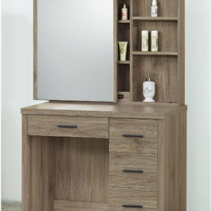 D247-3 古橡3尺鏡台 不含椅