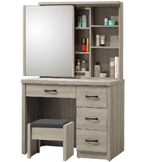 D248-2 薰衣草3尺鏡台 不含椅