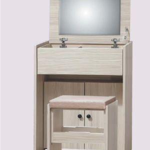 D246-8 日式和風雪衫白2尺鏡台 含椅