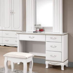 A1257-3 諾維雅3.5尺化妝台 全組 含椅