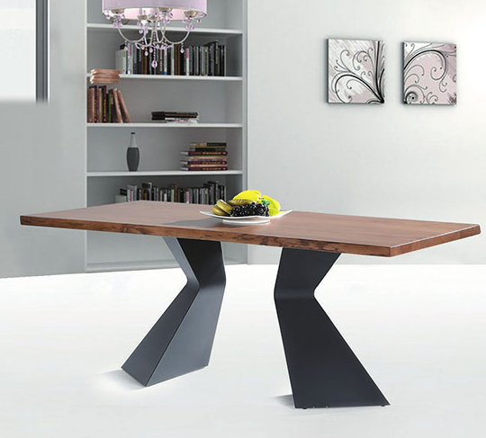 C431-5 T09自然邊6尺餐桌 胡